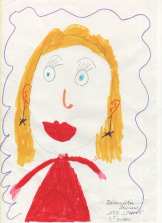 Рисунок на тему моя мама лучше всех