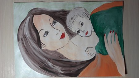 Конкурс рисунков мама