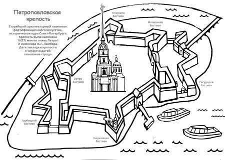Символ Ленинграда Петропавловская крепость