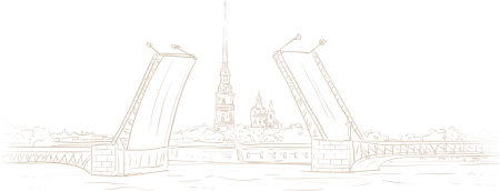 Петропавловская крепость СПБ рисунок