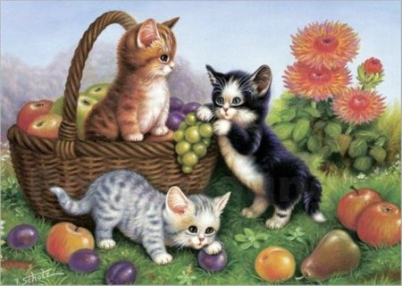 Картина котенок для детей