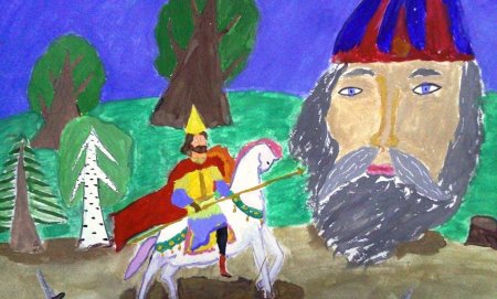 Руслан и Людмила рисунок