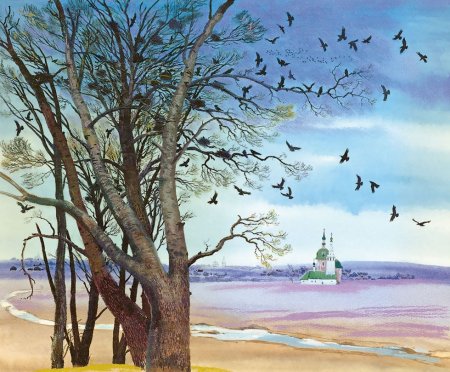 Афанасий Афанасьевич Фет природа Весна