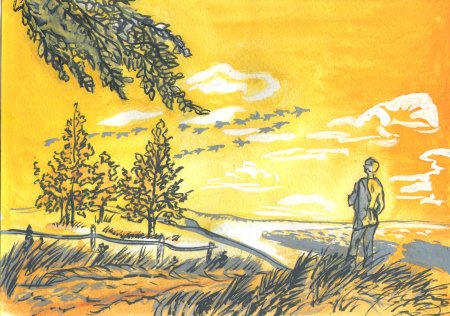 Некрасов перед дождем