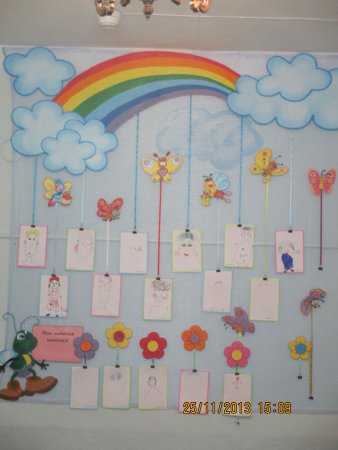 Украшение раздевалки в детском саду