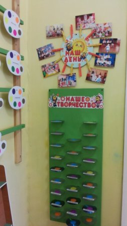 Уголок для поделок в детском саду