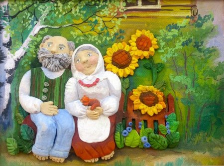 Рисование бабушки и дедушки в подготовительной