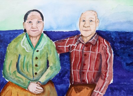 Бабушка и дедушка