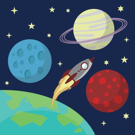 Космос глазами детей