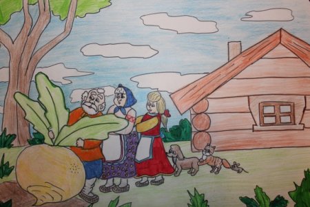 Русские народные сказки рисунки детей