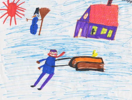 Иллюстрация к стихотворению детство 3 класс