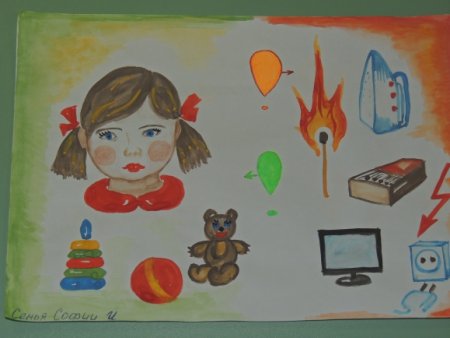 Рисование на тему безопасность в подготовительной группе