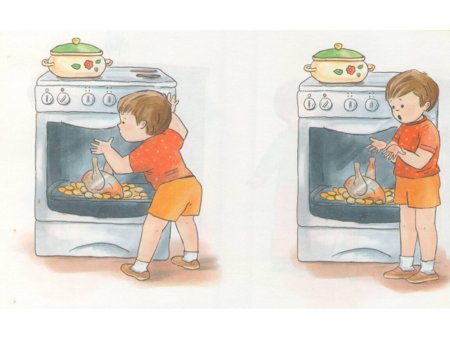 Опасности на кухне для детей