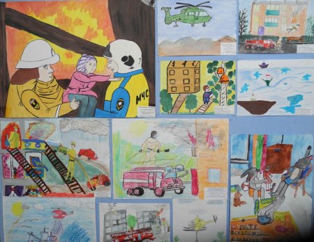 Рисунок ко Дню гражданской обороны