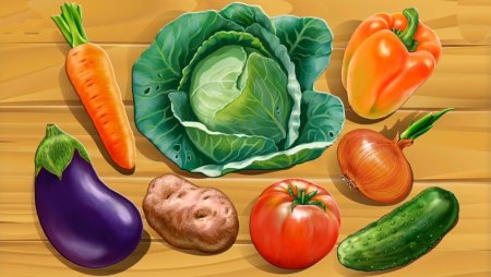 Овощи для детского сада