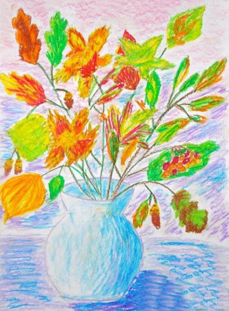 Рисование осенний букет