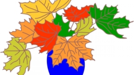 Осенний букет раскраска