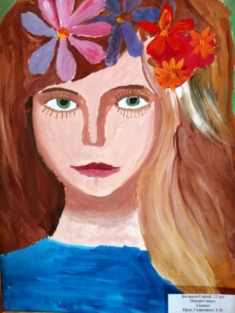 Портрет мамы дошкольники