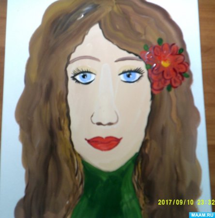 Красивый рисунок для мамы