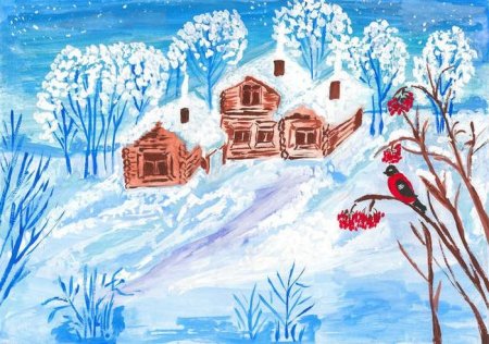 Рисунок на тему Зимушка зима