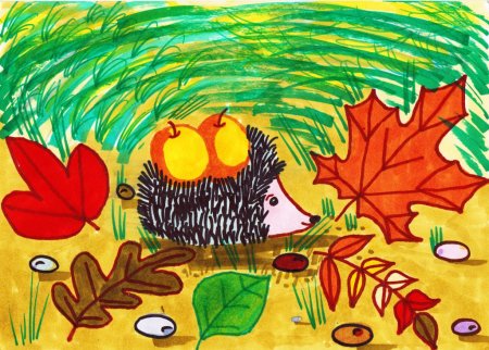 Рисунок на тему осень