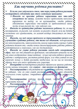 Правила рисования