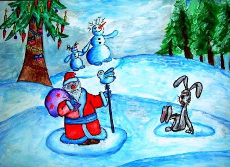 Новогодние рисунки