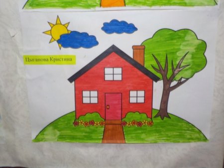 Рисование мой дом моя улица