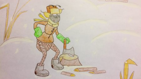 Рисование басня Стрекоза и муравей видеоролик