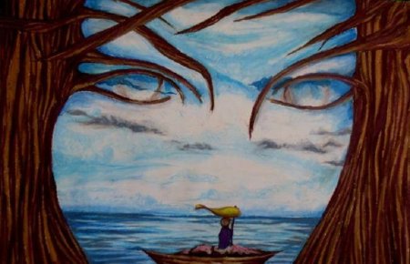 Фантазия рисунок легкий