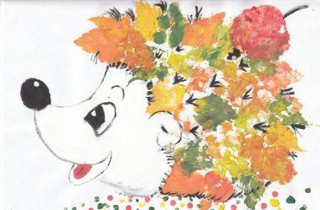 Рисунок на тему осень в детский сад