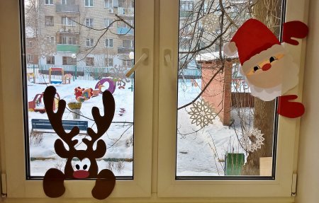 Рисование в детском саду зима