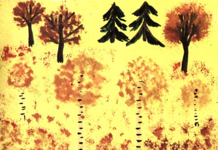 Поэтический образ природы в детском рисунке