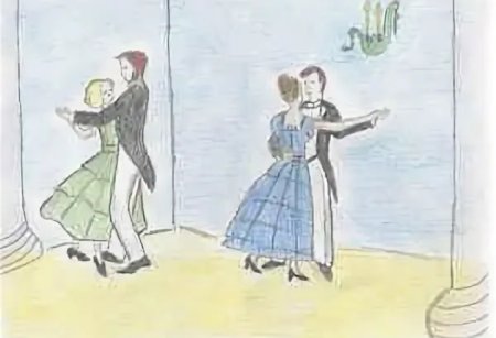 Рисунок мазурка Фредерика Шопена