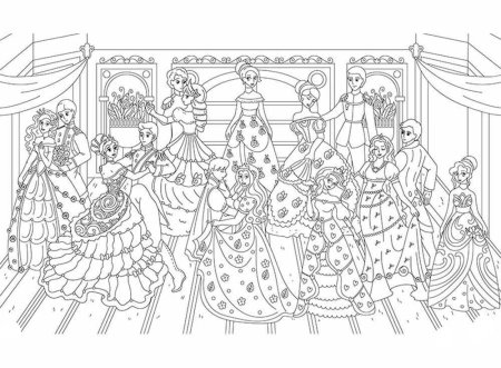 Раскраска бал