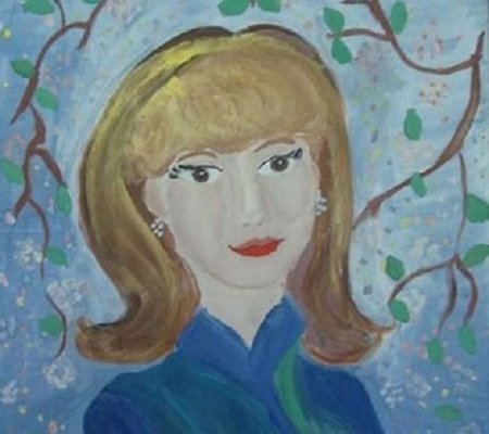 Детский рисунок моя мама