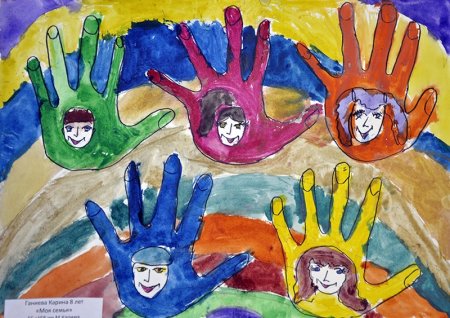 Рисование на тему Дружба народов