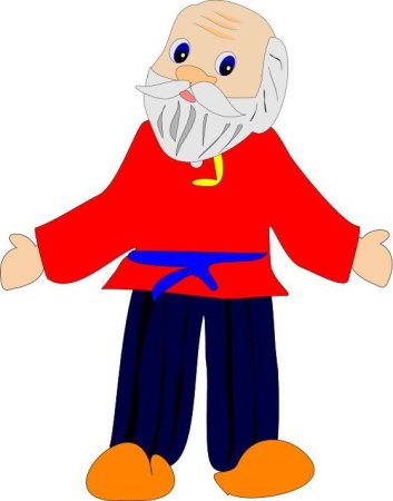 Дедушка рисунок