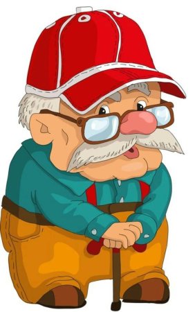 Раскраска бабушка и дедушка для детей