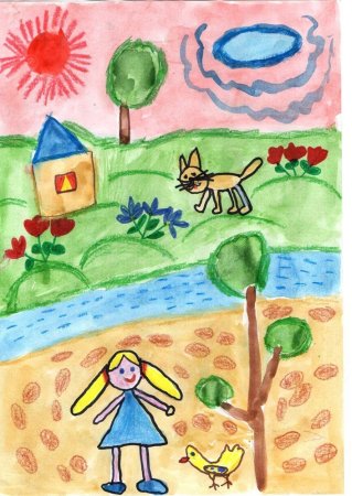 Летние рисунки