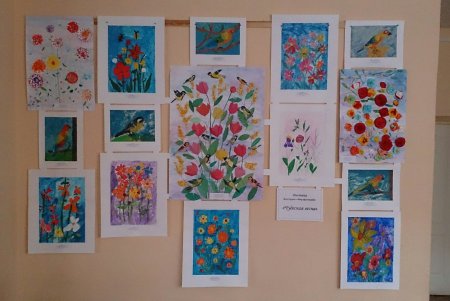 Выставка весенний Вернисаж в детском саду