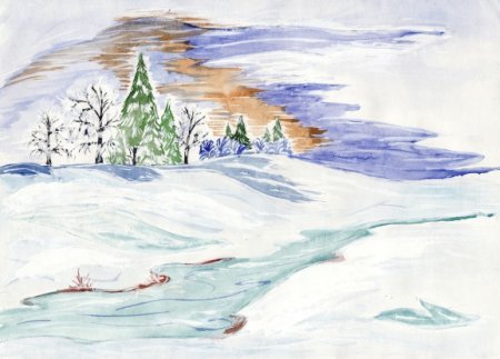 Иллюстрация к стихотворению зимнее утро Пушкина