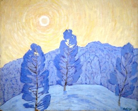 Морозный день рисунок