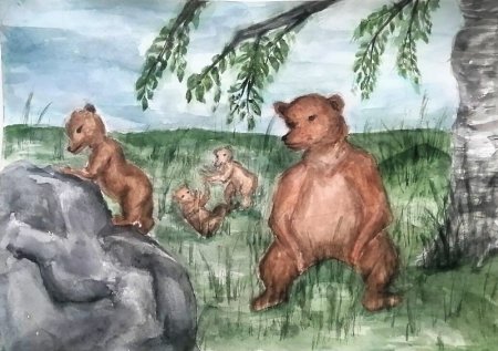 Сказка о медведихе