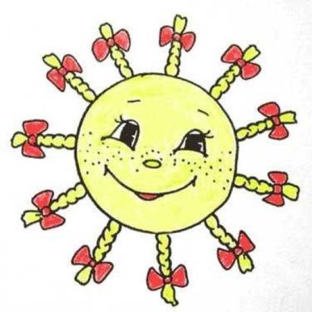 Солнышко с косичками