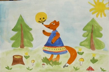 Детские рисунки по сказкам