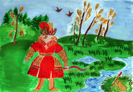 Детские рисунки к сказкам