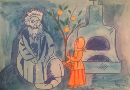 Сказка-раскраска. Морозко