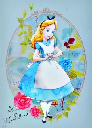 Рисунки Алиса в стране чудес Дисней
