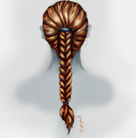 Коса мультяшная